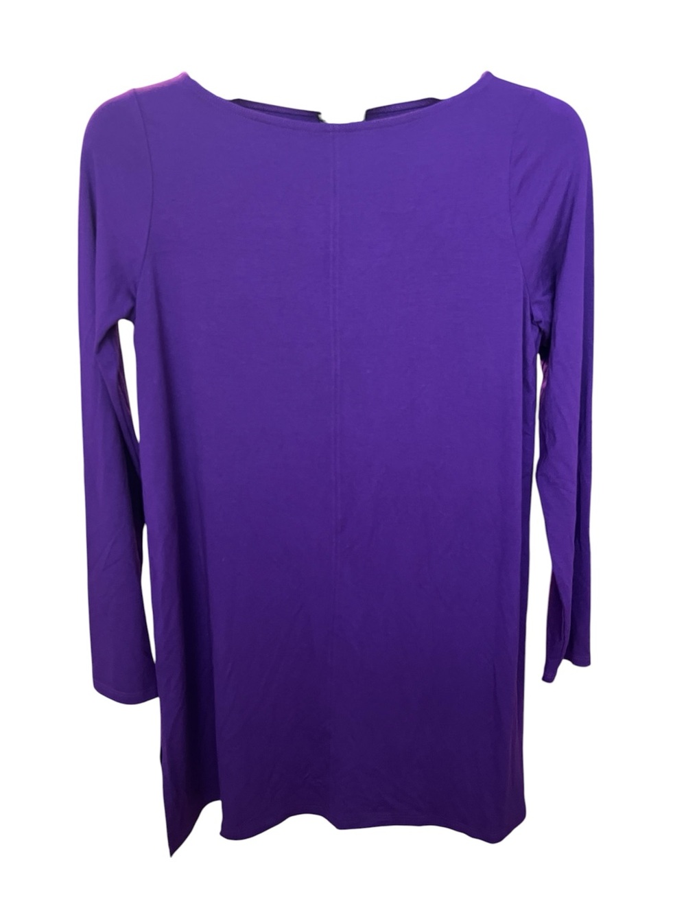 Eileen Fisher Women’s Purple Long-Sleeve Tunic Top - Small